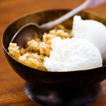 Rhubarb Crumble
