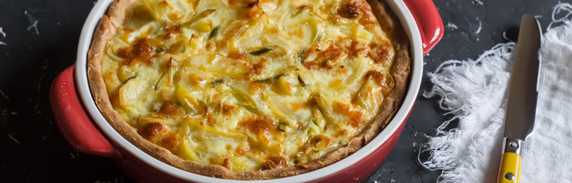 Leek, Asparagus & Goat's Cheese Tart