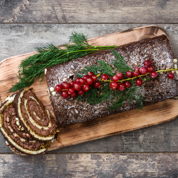 Chocolate Yule log
