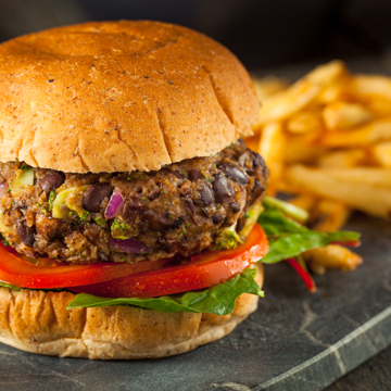 Grilled Bean Burger